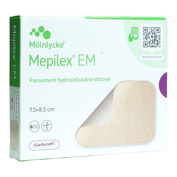 Mepilex EM pansement hydrocellulaire 10 unités