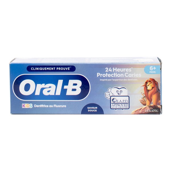 Oral B Kids Dentifrice au fluor Roi Lion