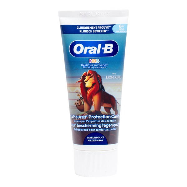 Oral B Kids Dentifrice au fluor Roi Lion