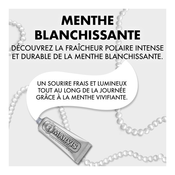 Marvis dentifrice blanchissant menthe