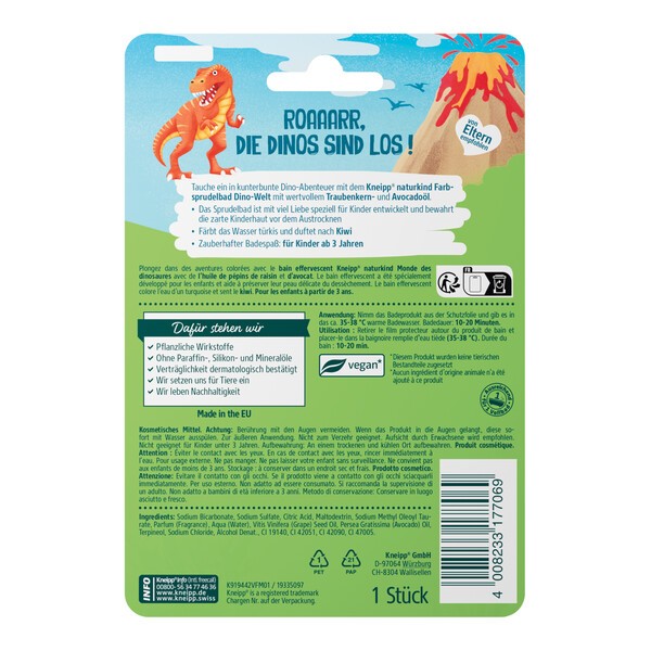 Kneipp bombe de bain Dinosaures