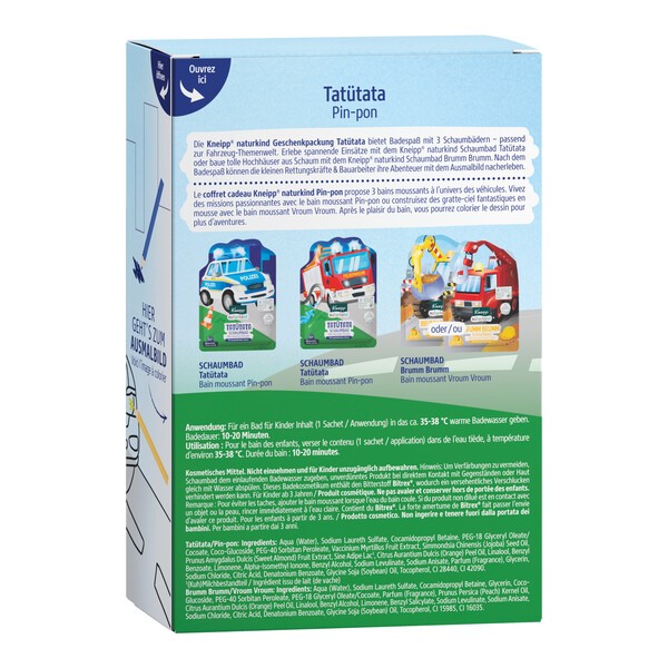 Kneipp coffret cadeau pin-pon bains moussants