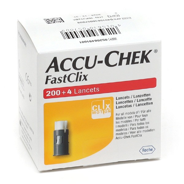 Accu Chek Fastclix lancettes