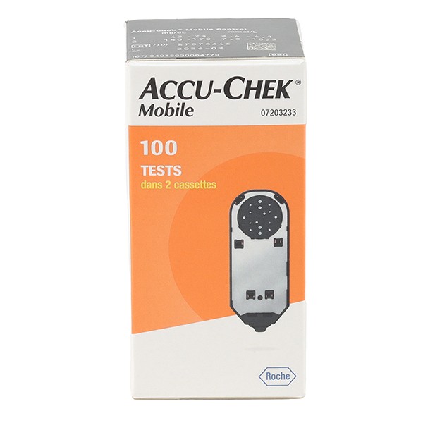 Accu Chek Mobile cassette de 50 tests