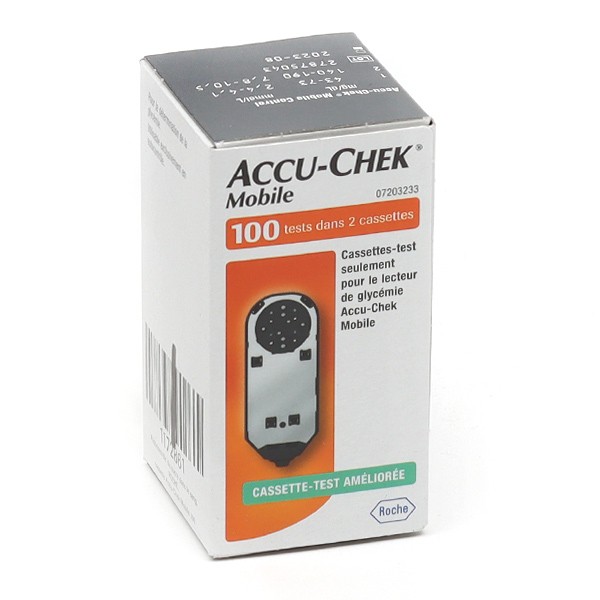 Accu Chek Mobile cassette de 50 tests