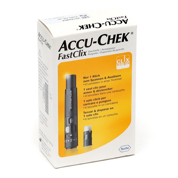 Accu Chek Fastclix stylo autopiqueur