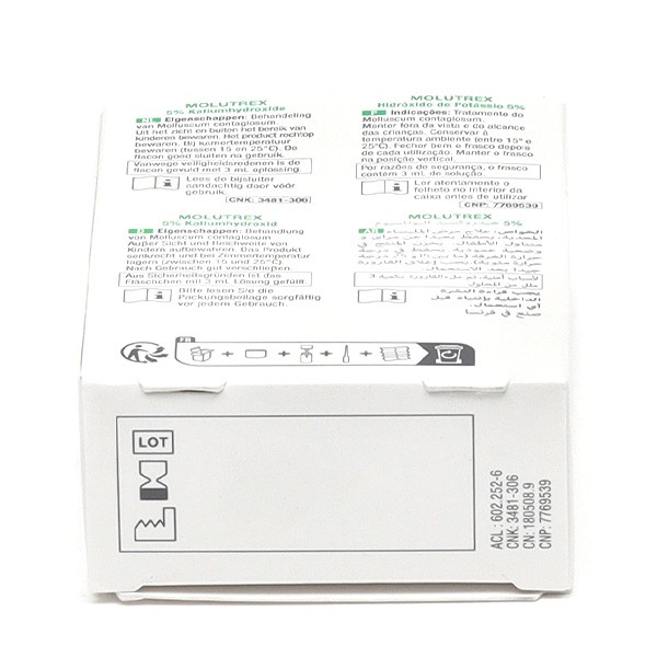 Molutrex solution pour application locale cutanée