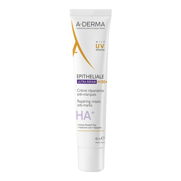 A Derma Epitheliale AH Ultra Crème réparatrice  anti marques SPF 50+