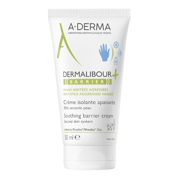 A Derma Dermalibour+ Barrier crème isolante apaisante mains