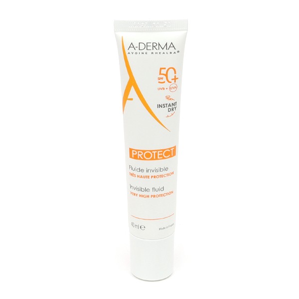 A Derma Protect fluide solaire invisible SPF 50+