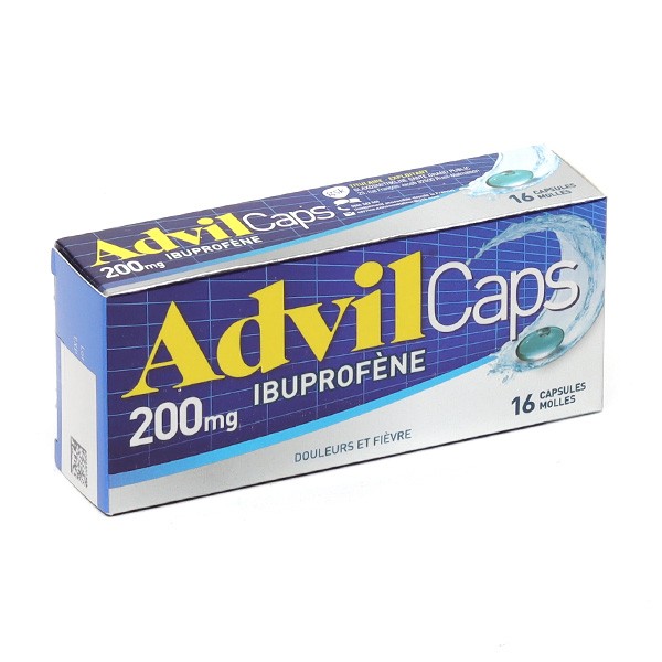 AdvilCaps 200 mg capsules molles