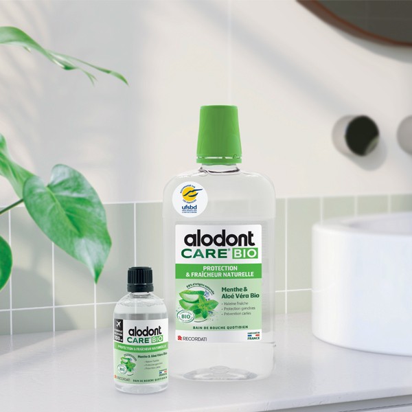 Alodont Care Bio protection et fraîcheur naturelle bain de bouche