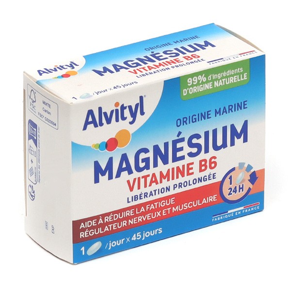 Alvityl Magnésium vitamine B6 comprimés