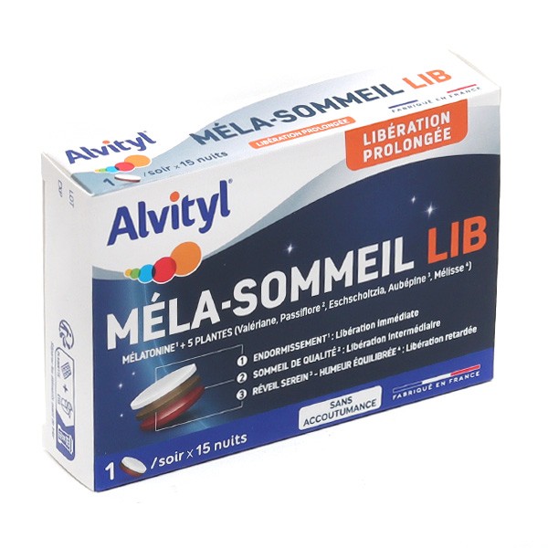 Alvityl Méla Sommeil Lib Mélatonine à Libération progressive