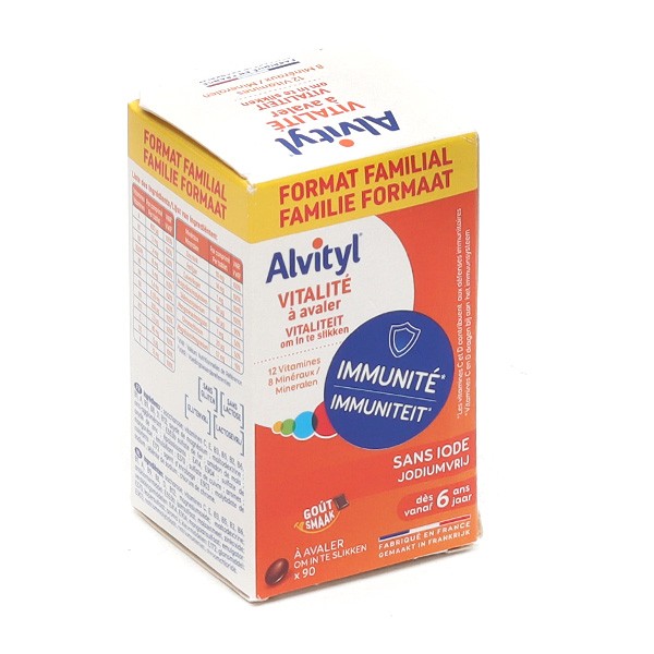 Alvityl Vitalité comprimés - Vitamines dès 6 ans - Immunité