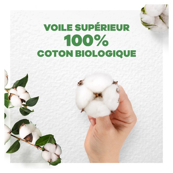 Always Cotton Protection Serviette hygiénique Long Bio