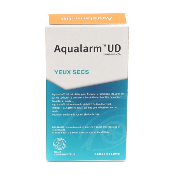 Aqualarm UD solution oculaire yeux secs unidoses