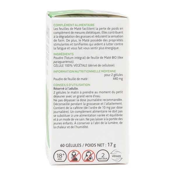 Arkogélules Maté gélules bio