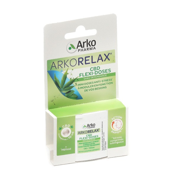 Arkorelax CBD Flexi doses comprimés sublinguaux