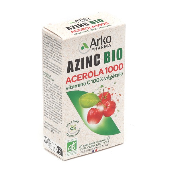 Azinc Acerola 1000 Bio comprimés