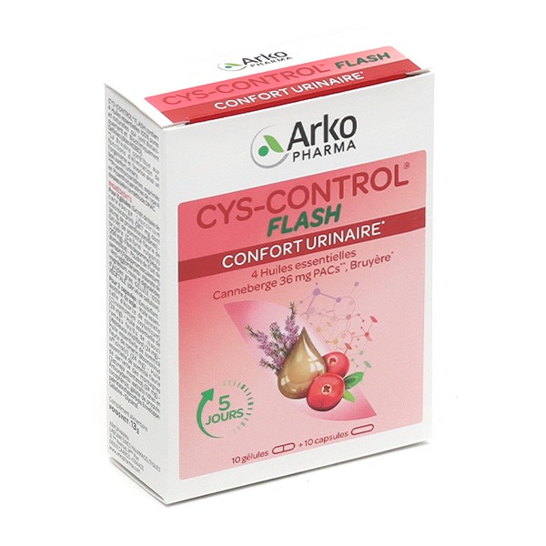 Arkopharma Cys-Control flash 36mg gélules
