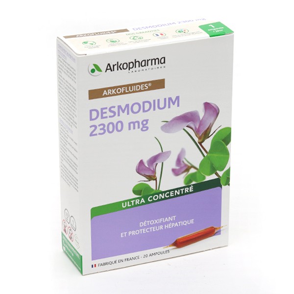 Arkopharma Arkofluides Desmodium 20 ampoules Foie Detox