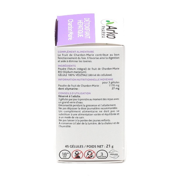 Arkogélules Chardon Marie Bio gélules