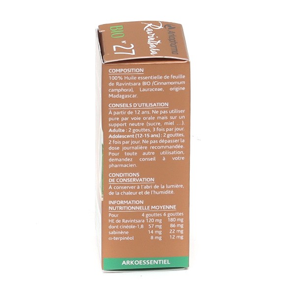 Arkopharma Huile essentielle Ravintsara bio n°27