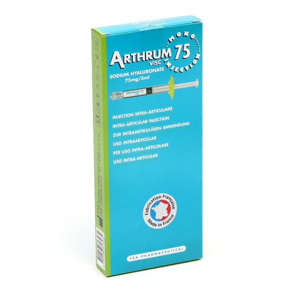 Arthrum 75 mg/3 ml solution injectable seringue