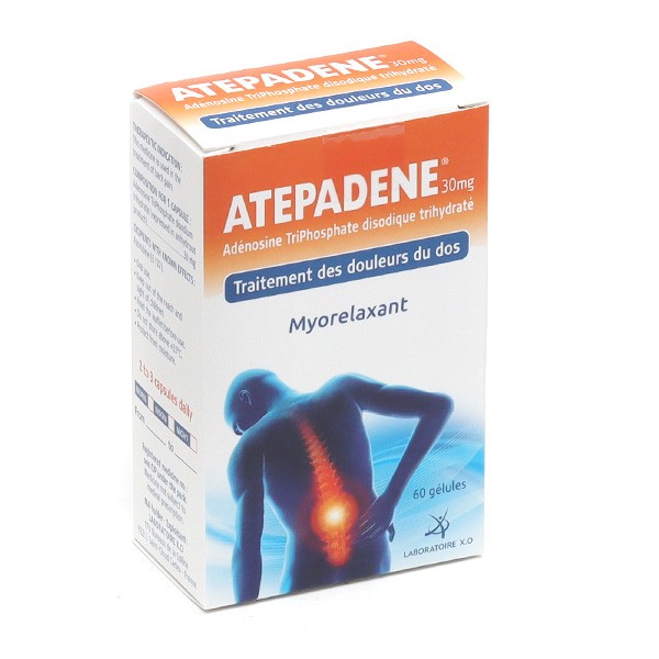 Atepadene 30 mg myorelaxant