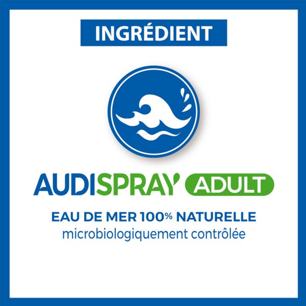 Audispray Adult: Spray Oreille Nettoyant et Hygiène Auriculaire