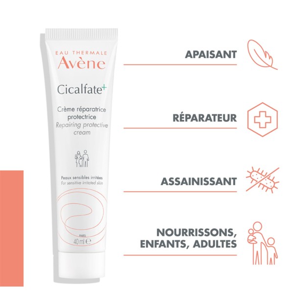 Avène Cicalfate + Crème réparatrice - Contenance : 40 ml