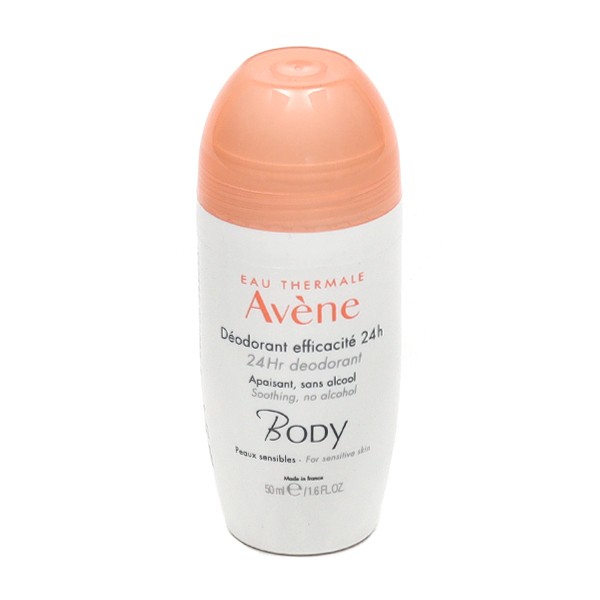 Avène déodorant efficacité 24h bille Sans sels d