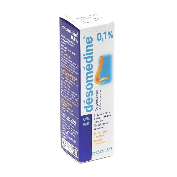Désomedine 0,1 % solution nasale