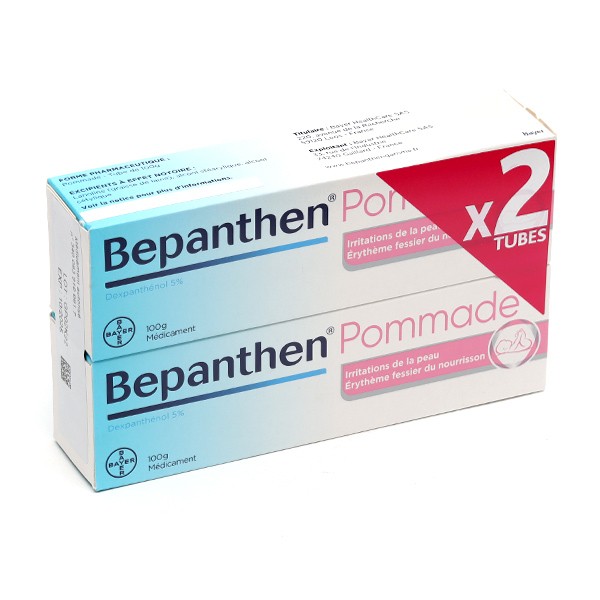 Pommade Bépanthen - Irritations de la Peau / Erythème Fessier - 100g -  Bepanthen