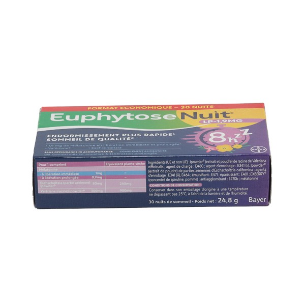 Euphytose Nuit LP 1,9 mg comprimés