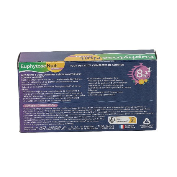 Euphytose Nuit LP 1,9 mg comprimés