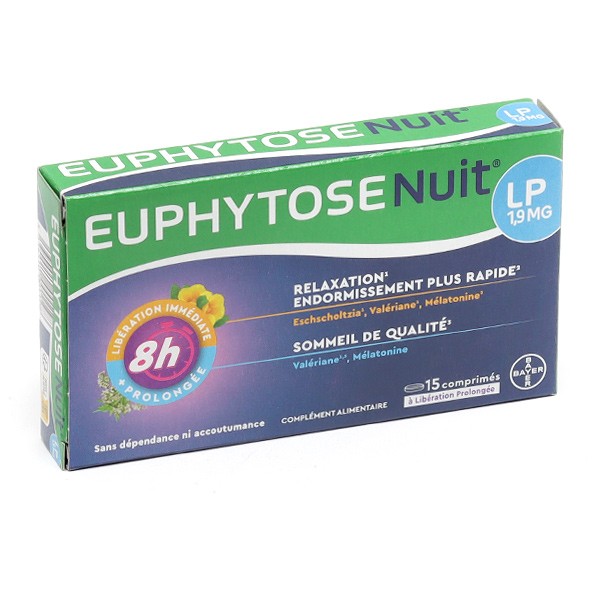 Euphytose Nuit LP 1,9 mg comprimés