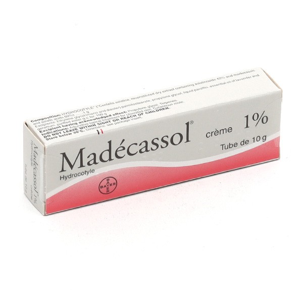 Madecassol crème pour cicatrice