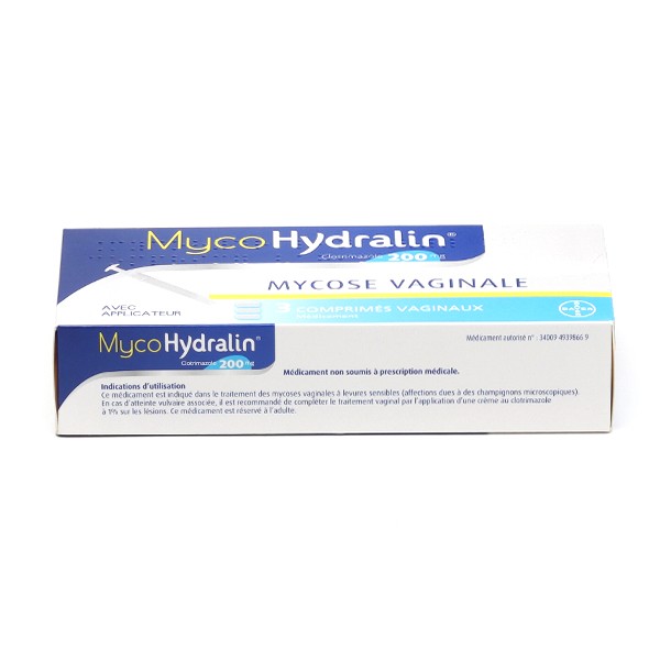 MycoHydralin 200 mg comprimés vaginaux