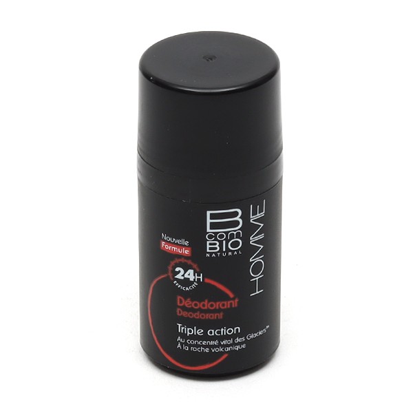 BcomBio Homme Déodorant triple action roll-on