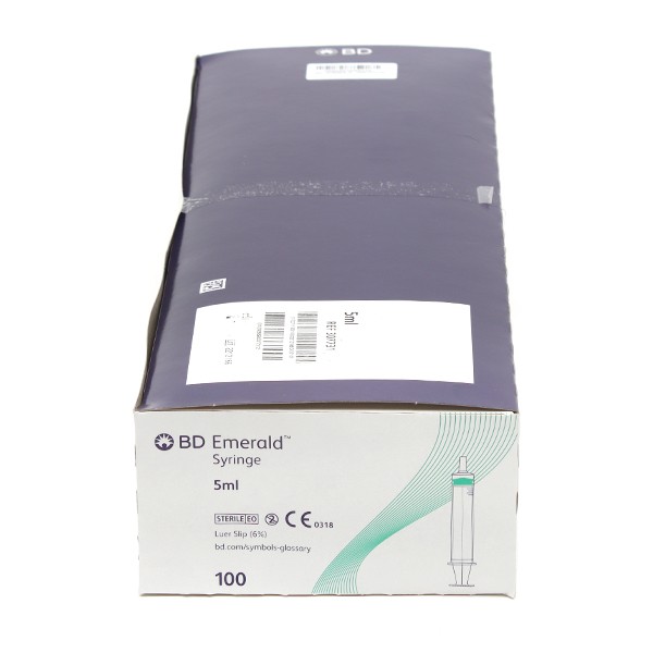 BD Emerald seringues 3 pièces x 100