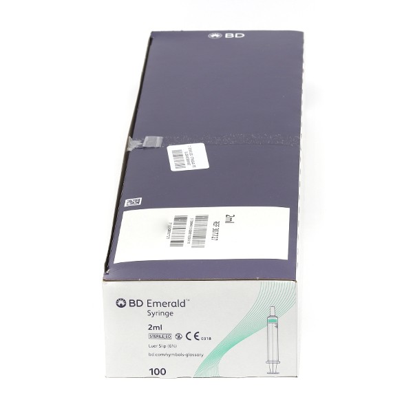 BD Emerald seringues 3 pièces x 100