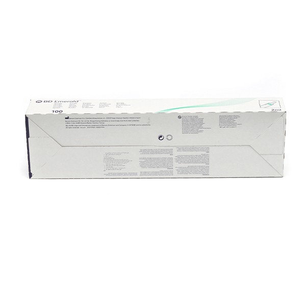 BD Emerald seringues 3 pièces x 100