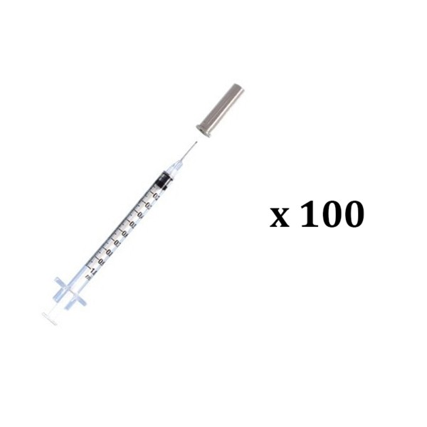 BD Plastipak Seringue tuberculine sertie x100