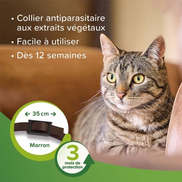 Beaphar Vetopure Collier répulsif antiparasitaire Chat