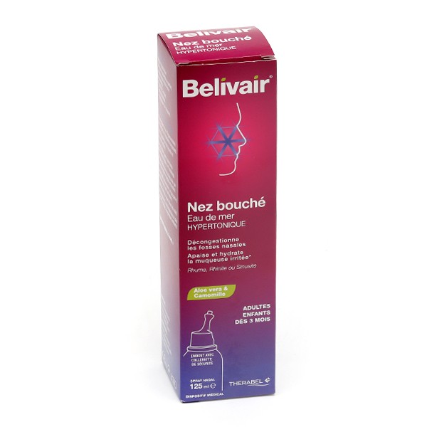 Belivair Nez Bouché spray nasal