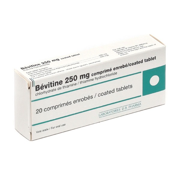 Bevitine 250 mg comprimés