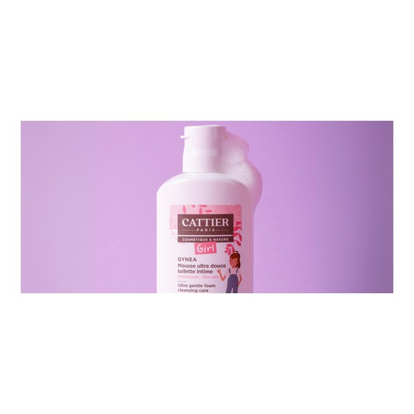 Cattier Gynéa girl Mousse ultra douce toilette intime