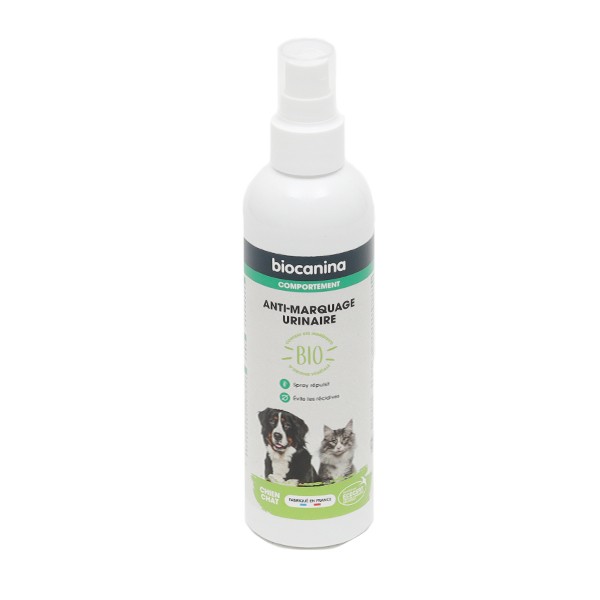Biocanina Spray anti marquage urinaire chat et chien bio